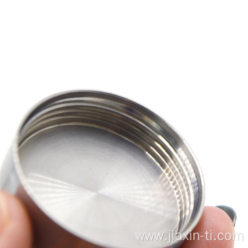 Big Size Usable Titanium Capsule Pill Box